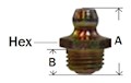 Metric Grease Fitting Straight Ball Check Diagram 5